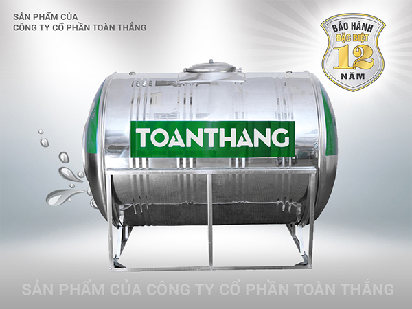 Bồn nước inox Toàn Thắng ngang TTN6000